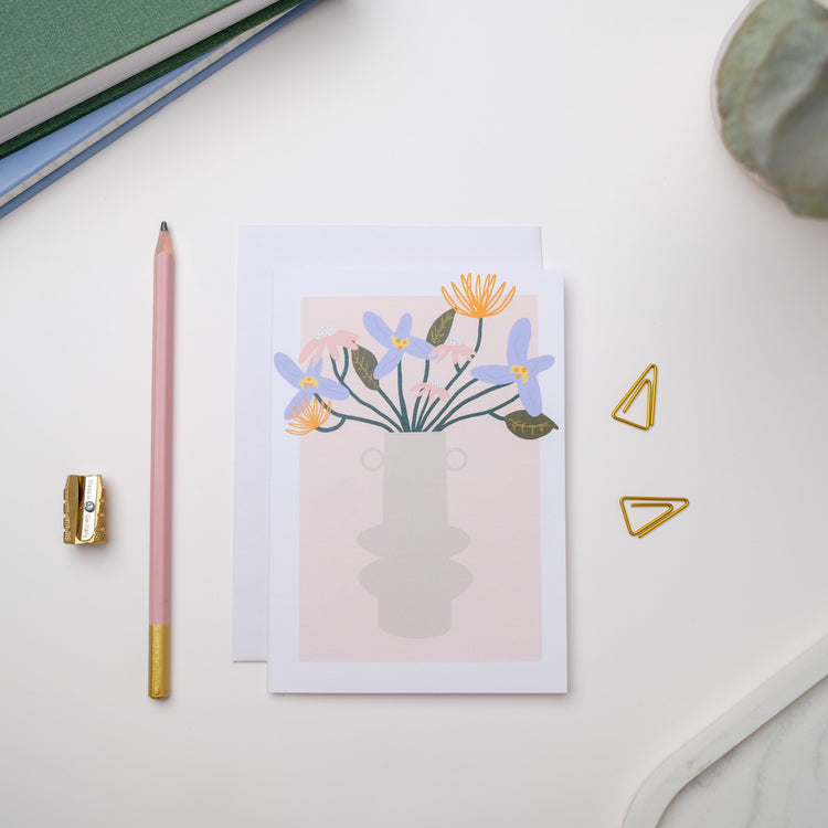 FRAMED FLOWERS IN VASE