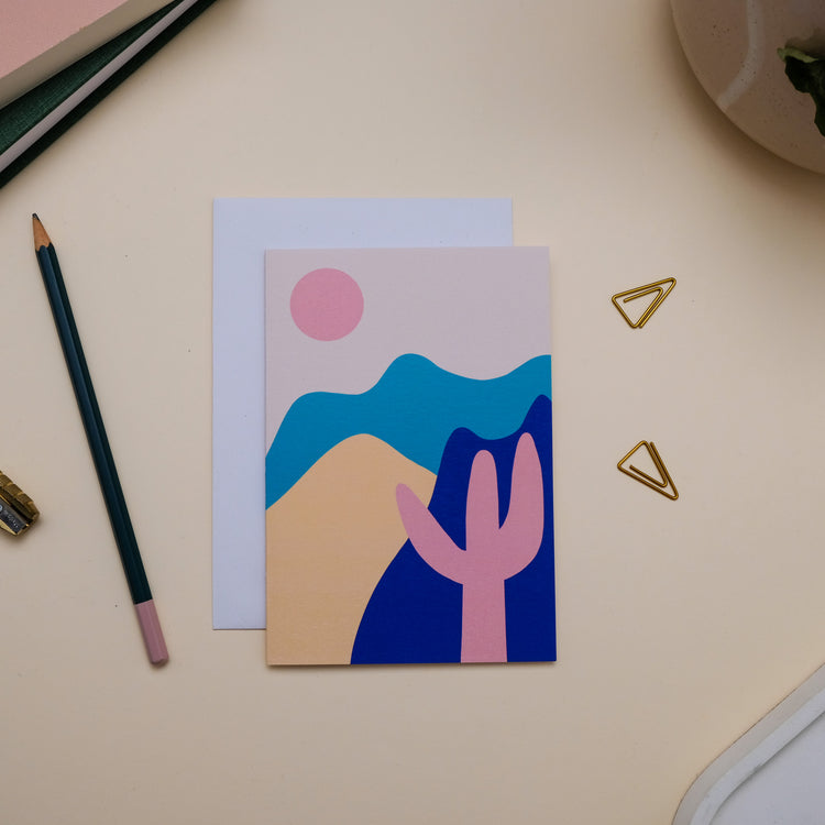 ABSTRACT DESERT SCENE