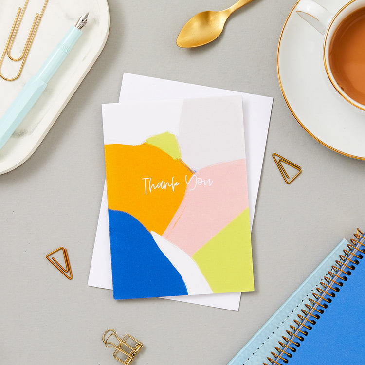 THANK YOU SCRIPT ABSTRACT MULTI