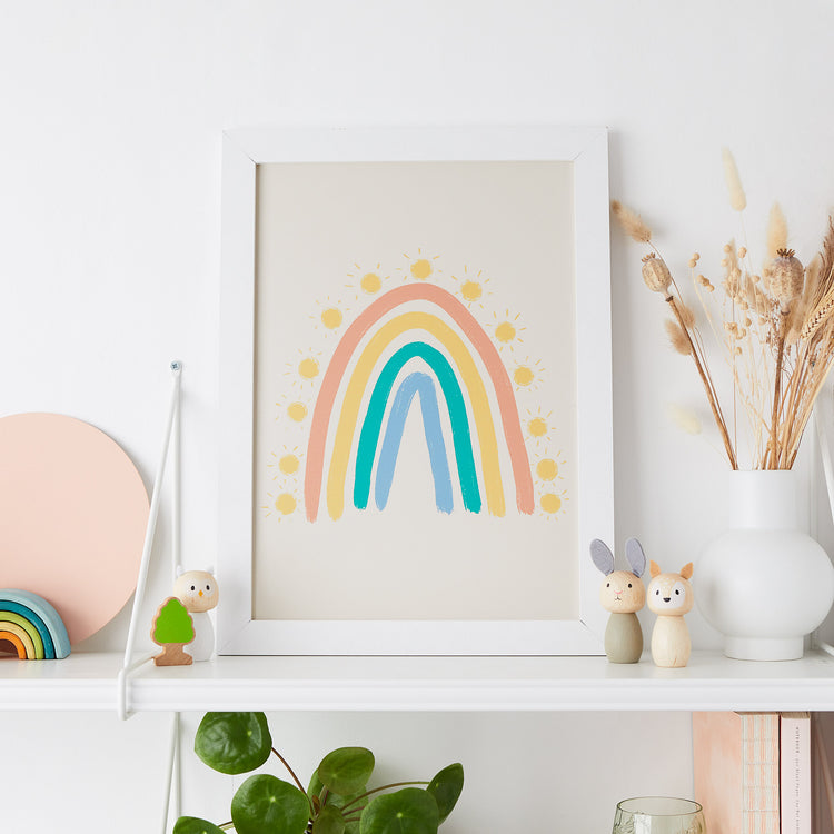 SUNSHINE & RAINBOWS PRINT