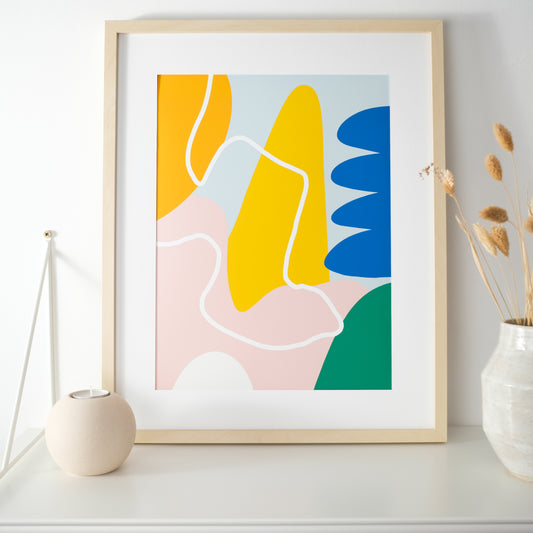 ABSTRACT SQUIGGLE PRINT